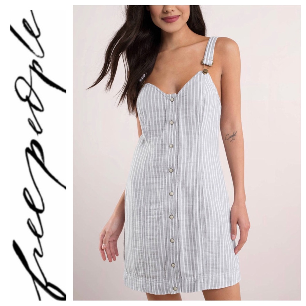 💕SALE💕 Free People Gray Living Color Day Dress